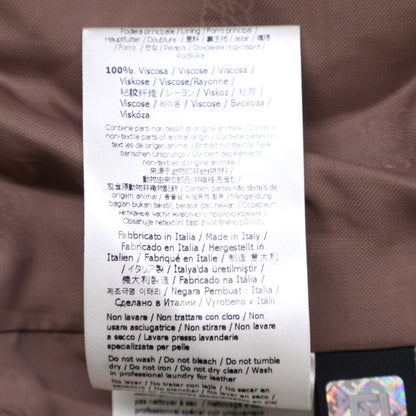 Fendi Lambskin Trim Wool Felt Chesterfield 36 Jacket — view 6