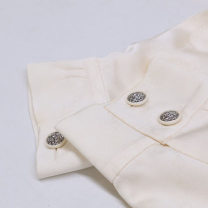 Chanel 23 Cruises Lion Button Waist Silk 100% 36 Dress — view 9