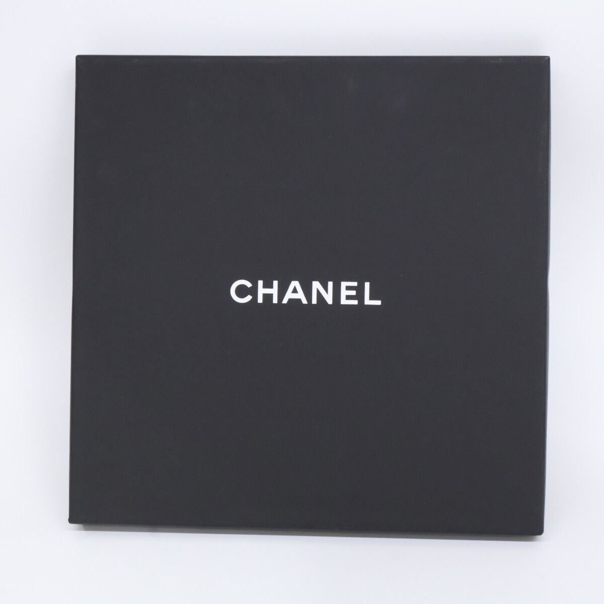 Chanel Wool Silk Angora Lame CC Logo Embroidery Scarf — view 8