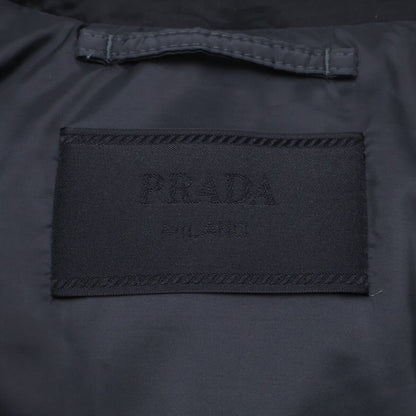 Prada Triangle Logo Fluted Down Jacket 46 — view 5