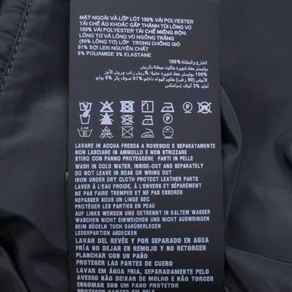 Prada Triangle Logo Fluted Down Jacket 46 — view 9