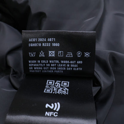 Prada Triangle Logo Fluted Down Jacket 46 — view 7