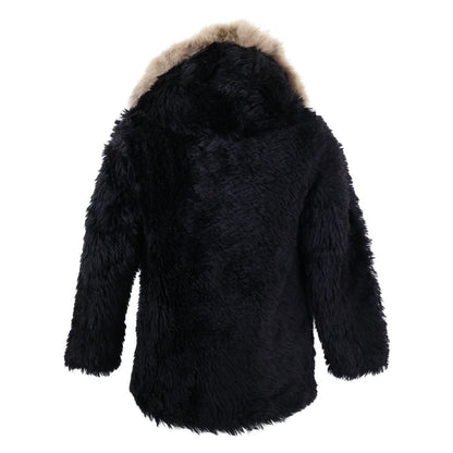 Saint Laurent Paris Mohair Wool Lace Up Fur Trimmed Hooded Zip Jacket 44 — view 3