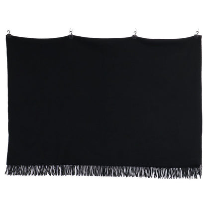 Hermes Cashmere 100 Logo Embroidery Fringe Large Scarf — view 2