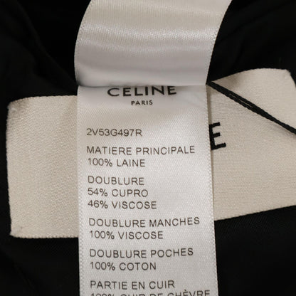 Celine Micro Hound Toe Elbow Patch Tailored Jacket 34 — view 7