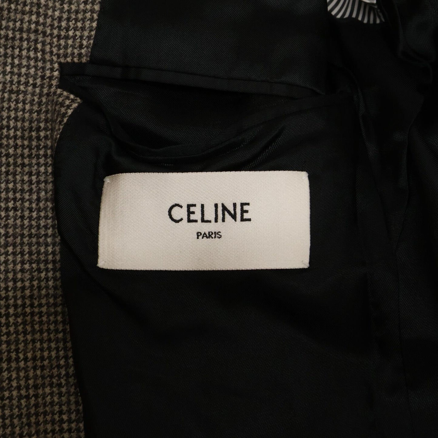 Celine Micro Hound Toe Elbow Patch Tailored Jacket 34 — view 5