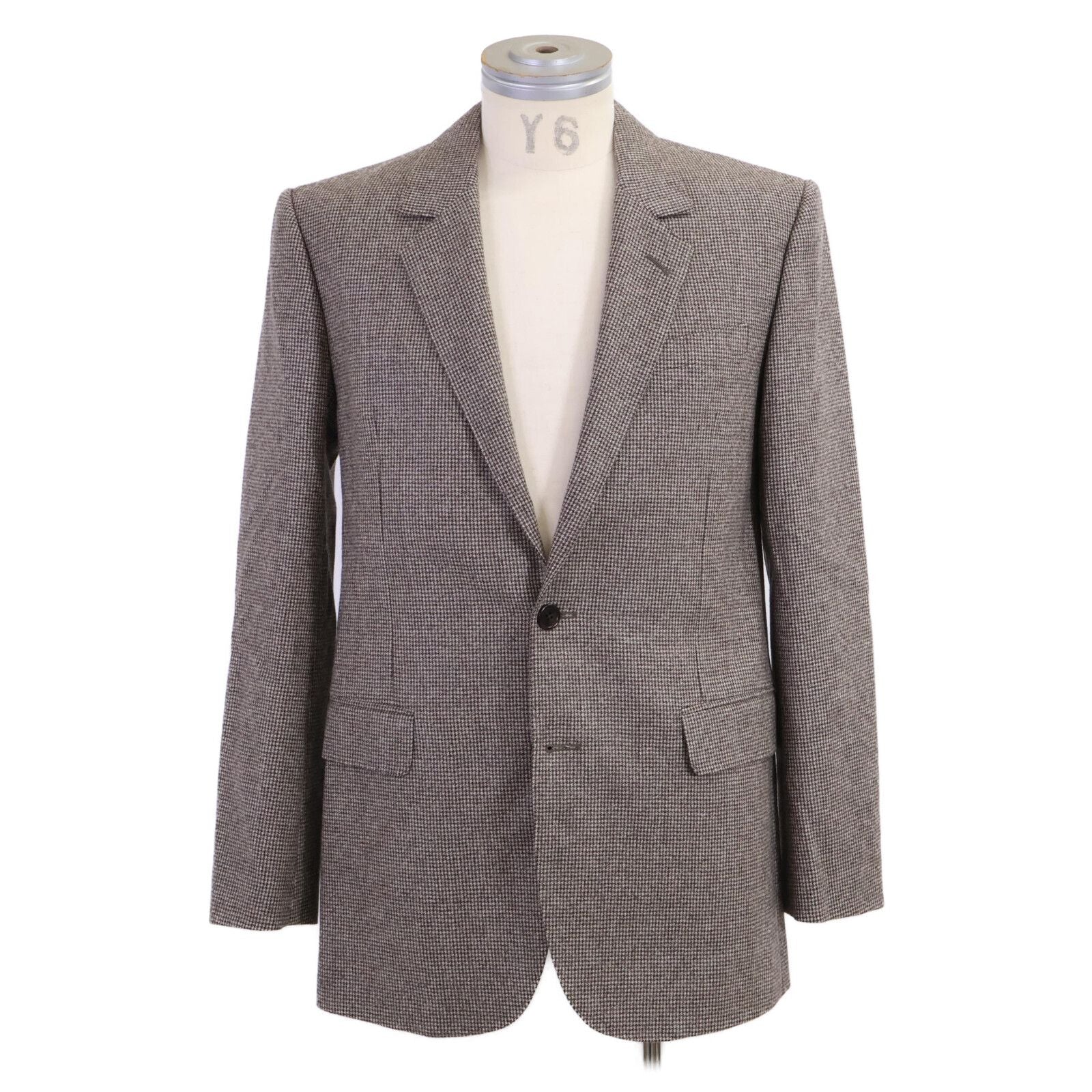 Celine Micro Hound Toe Elbow Patch Tailored Jacket 34