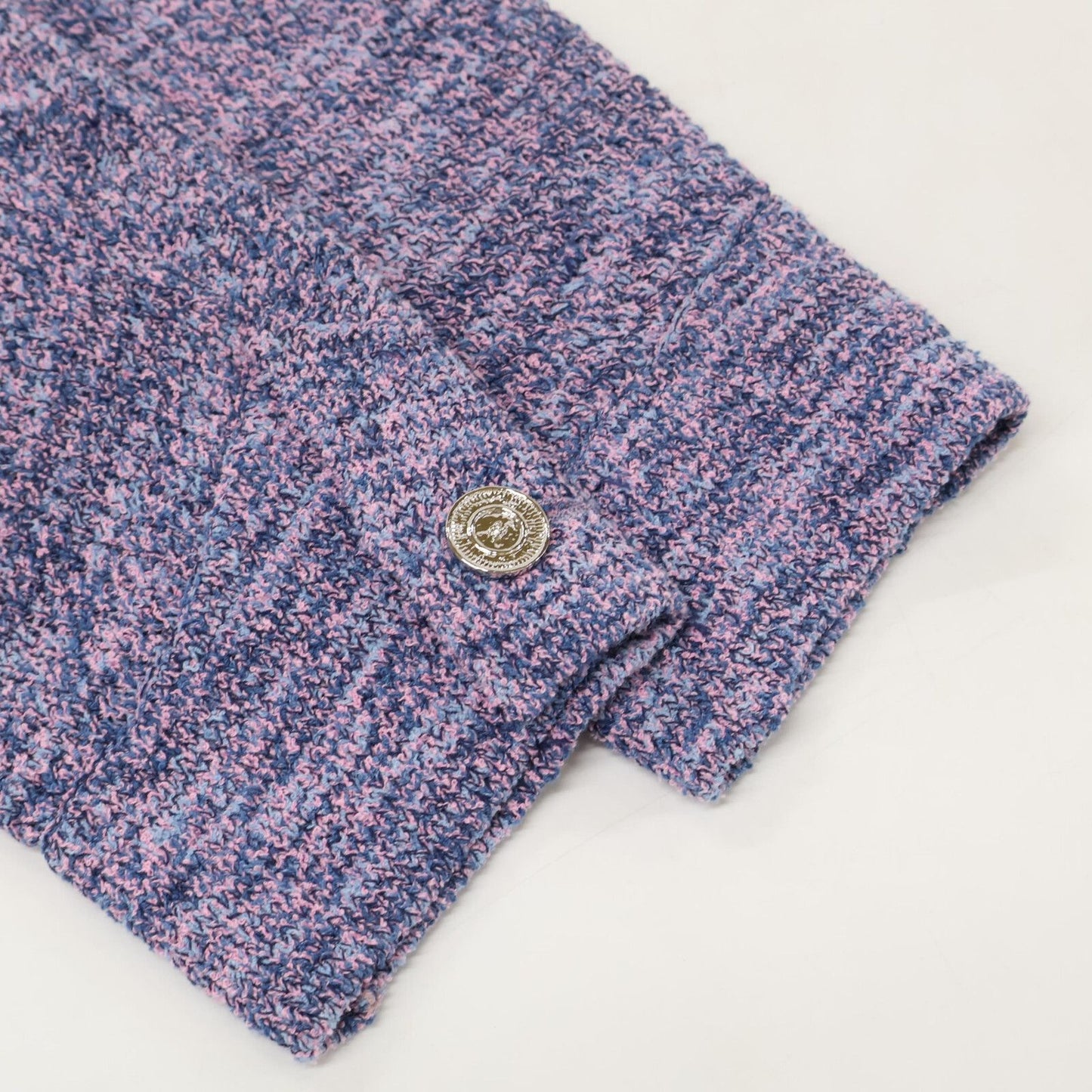 Chanel CC Logo Button Knit Jacket 34 — view 9