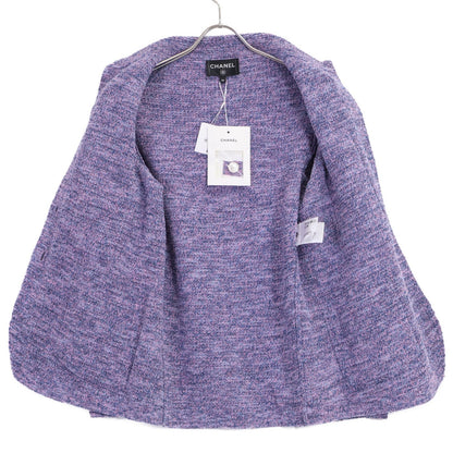 Chanel CC Logo Button Knit Jacket 34 — view 4