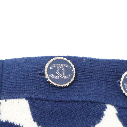 Chanel Allover CC Logo Button Knit Sweater 36 — view 8