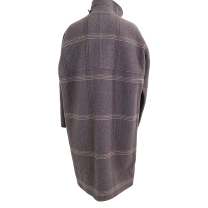 Hermes Check Cashmere 100% Stand Color 36 Jacket — view 3