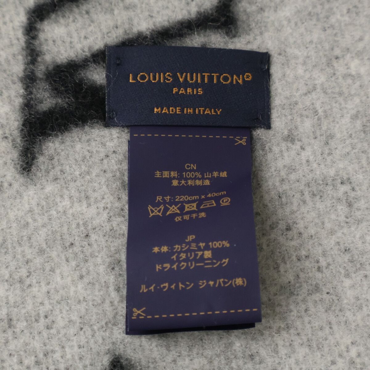 Louis Vuitton Cashmere 100 Reykjavik Cloud Scarf — view 5