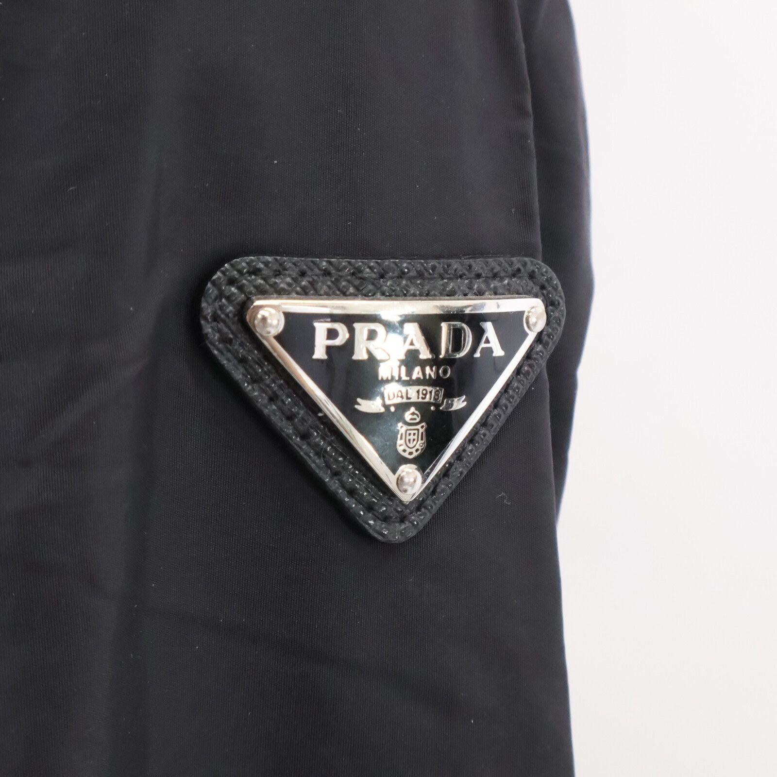 Prada Triangle Logo Zip Up Hoodie 38 — view 8