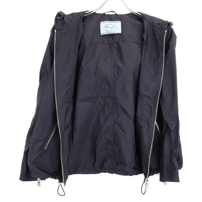 Prada Triangle Logo Zip Up Hoodie 38 — view 4