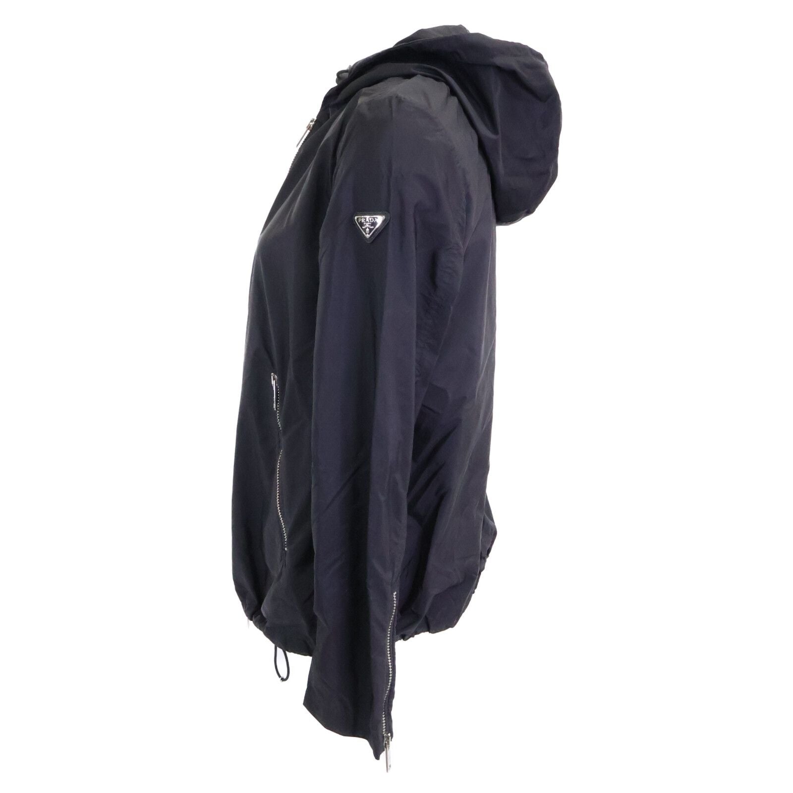 Prada Triangle Logo Zip Up Hoodie 38 — view 2