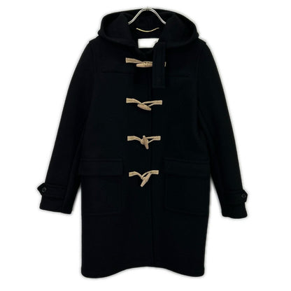 Saint Laurent Paris Eddie Era Black Wool Melton Duffle Coat 38