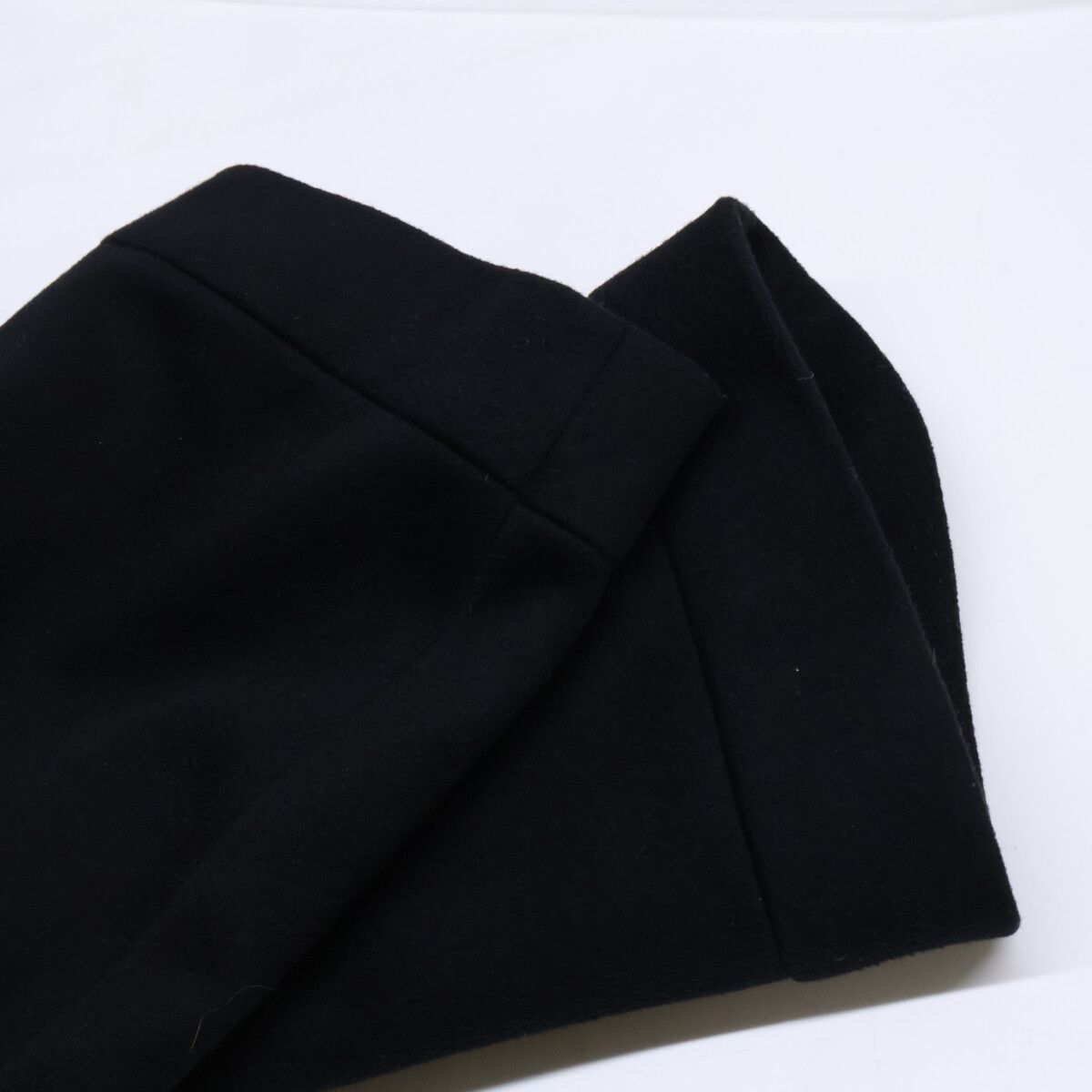 Gucci Black Cashmere Wool Gold Button Double Breasted 48 Jacket — view 8