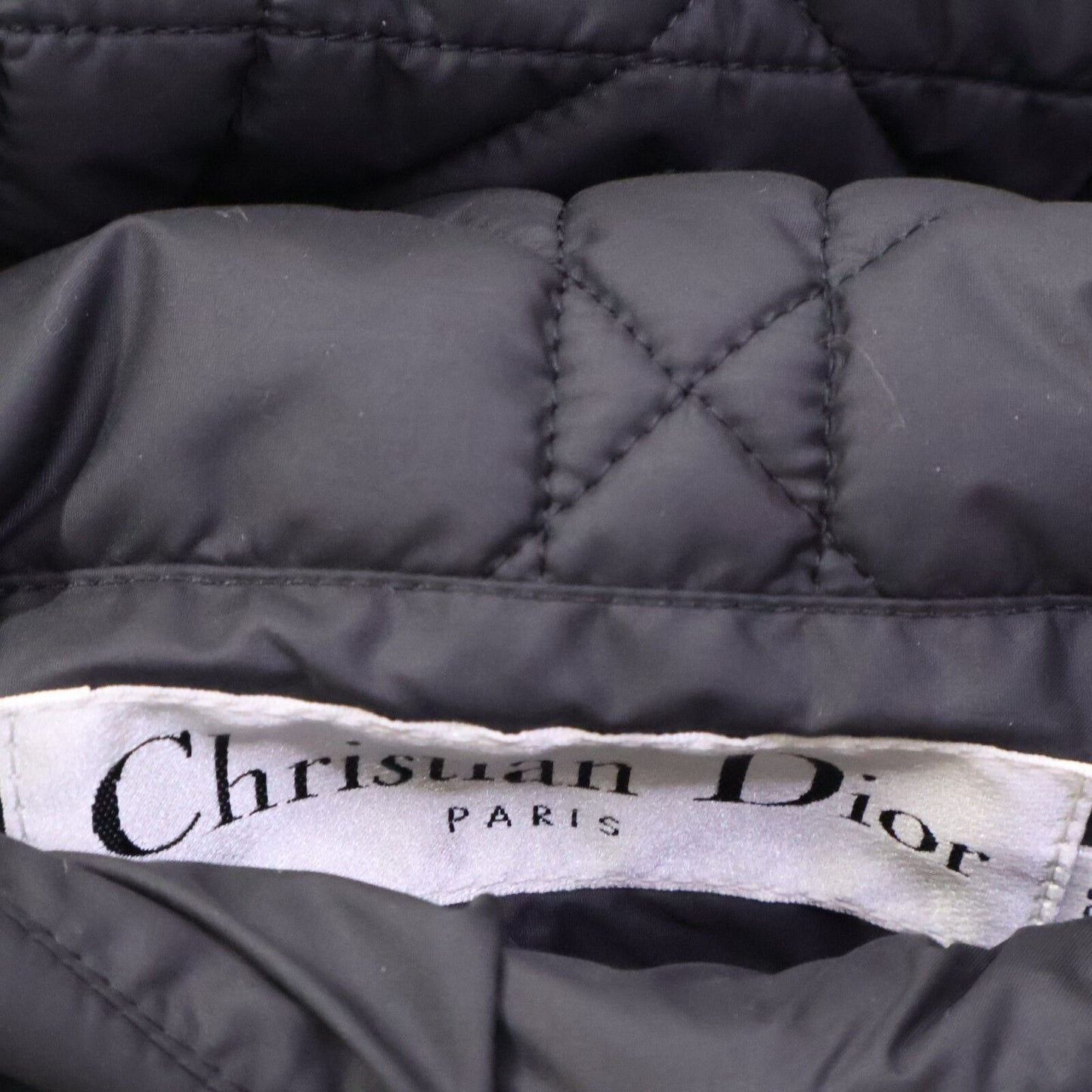 Dior Bee Embroidery Macro Cannage Quilted Reversible Cropped Jacket — view 5