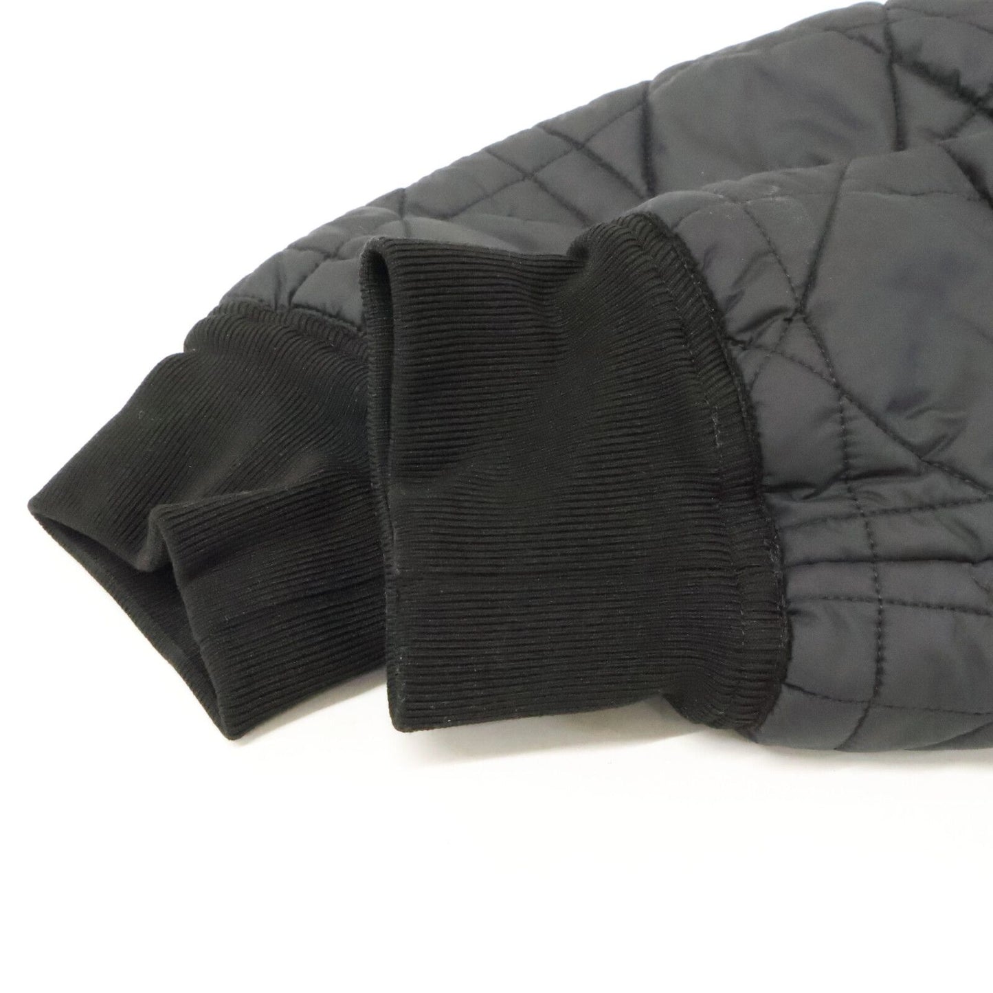 Dior Bee Embroidery Macro Cannage Quilted Reversible Cropped Jacket — view 8