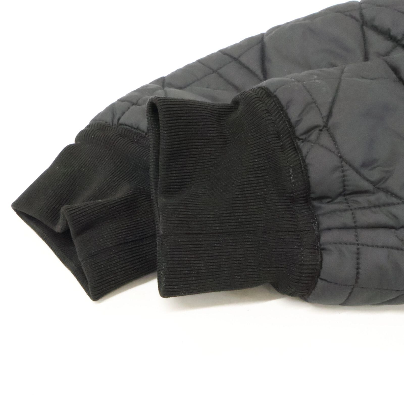 Dior Bee Embroidery Macro Cannage Quilted Reversible Cropped Jacket — view 8