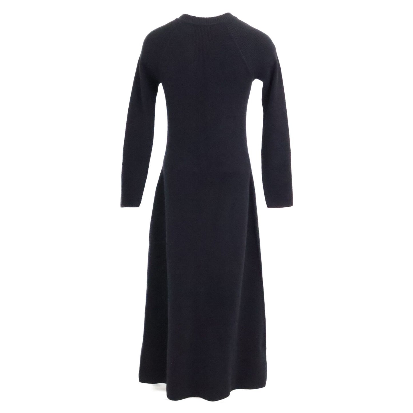 Hermes Cashmere 100 Series Charm Long Sleeve Knit Dress 34 — view 3