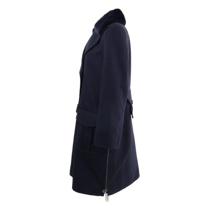 Fendi Mink Logo Button with Color Double Breasted 36 Jacket — view 3