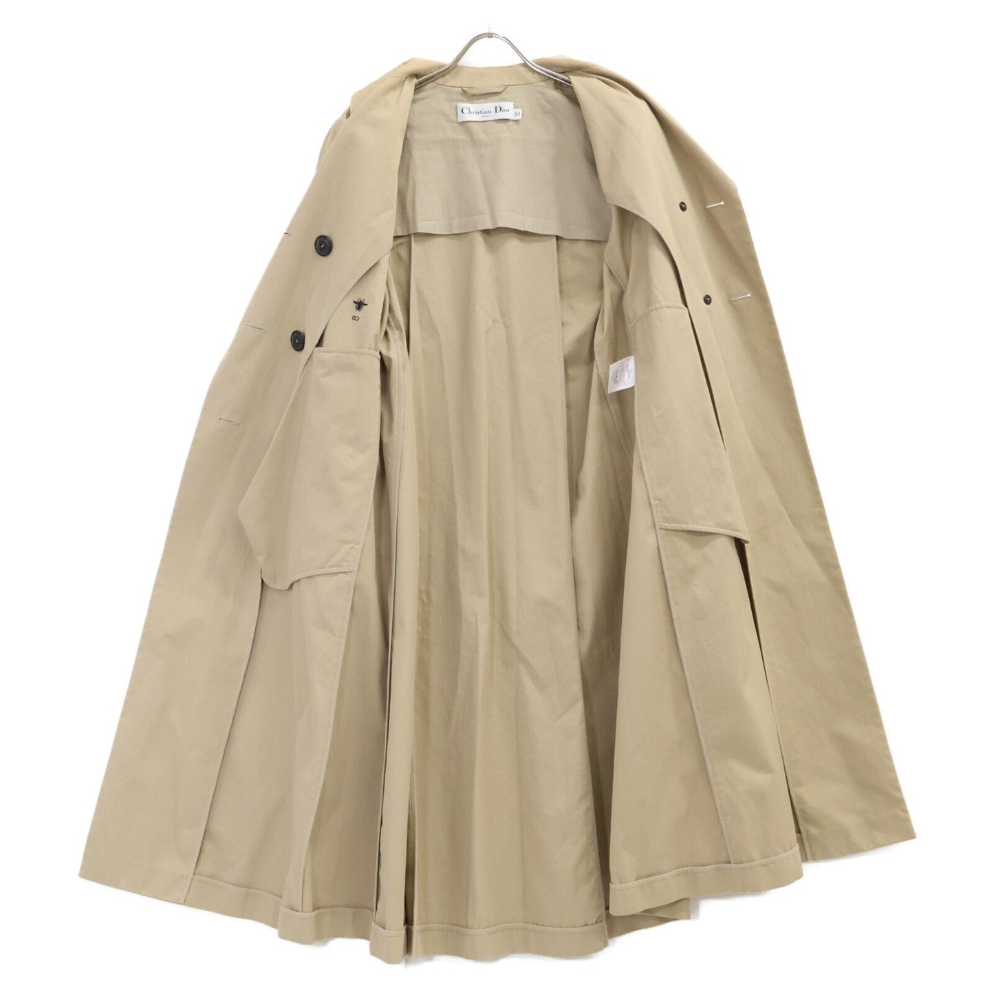Dior Bee Embroidery Trench Coat — view 4