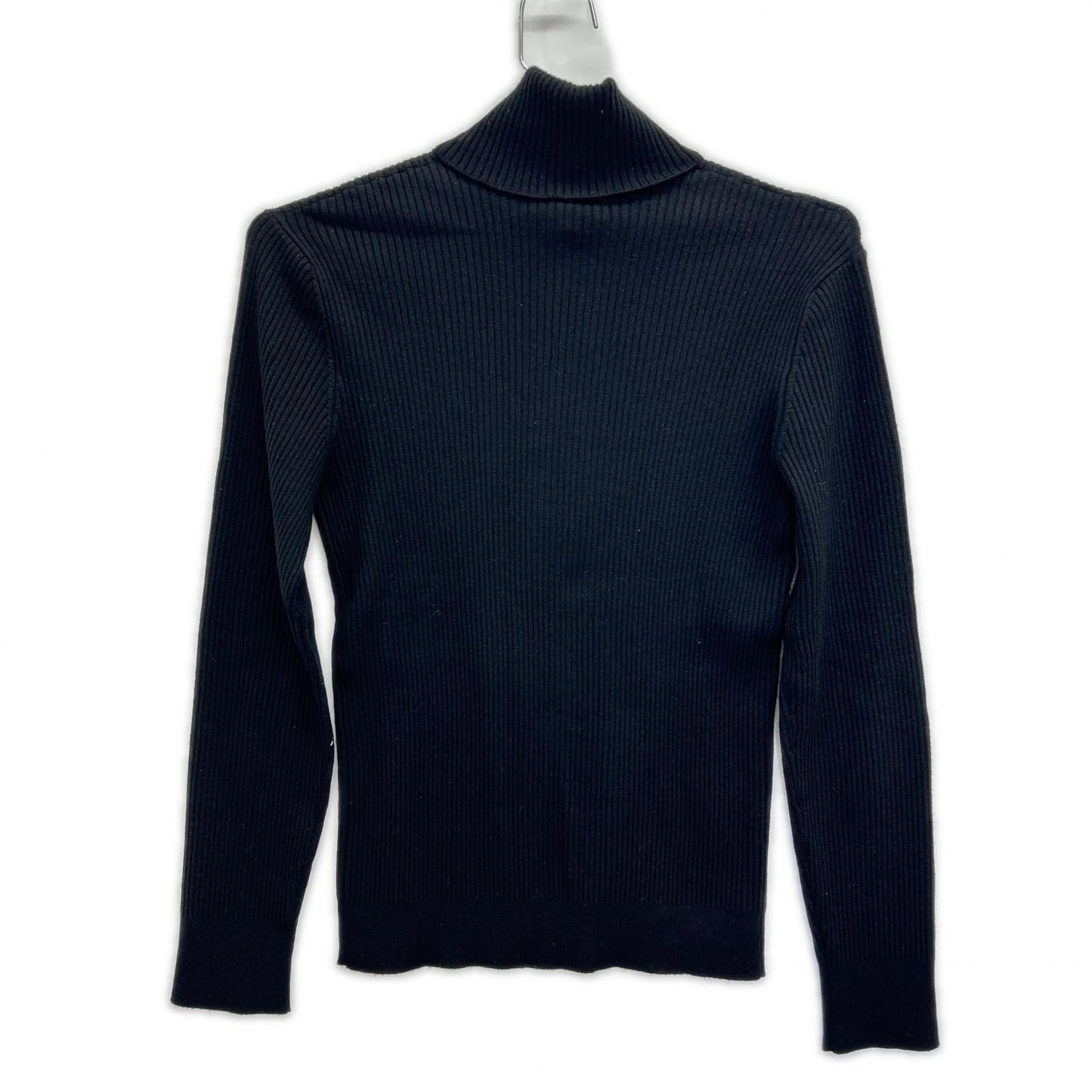 Chanel Logo Line High Neck Rib Knit 34 Sweater — view 2