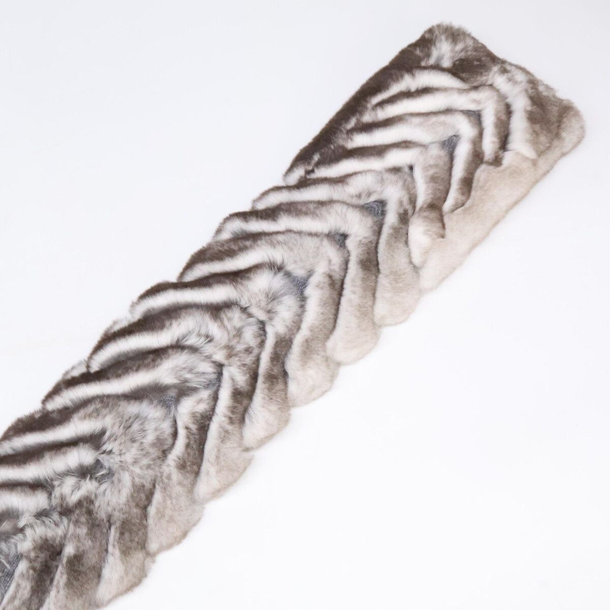 Chanel Orirag Cashmere Alpaca CC Logo Scarf on Both Ends — view 7