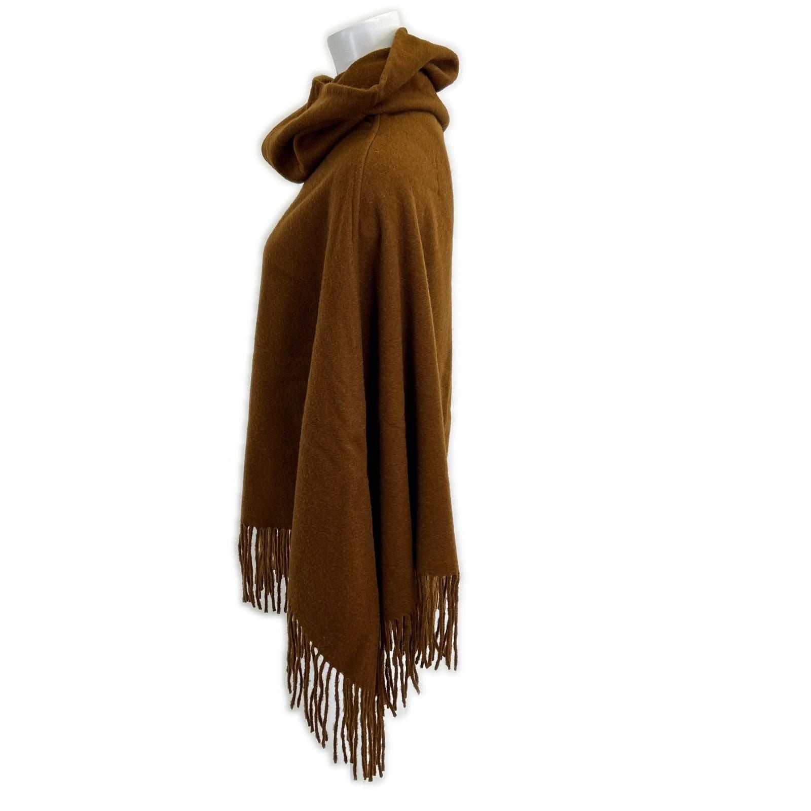 Hermes 06 Cashmere 100 Fringe Poncho TU Cape — view 2