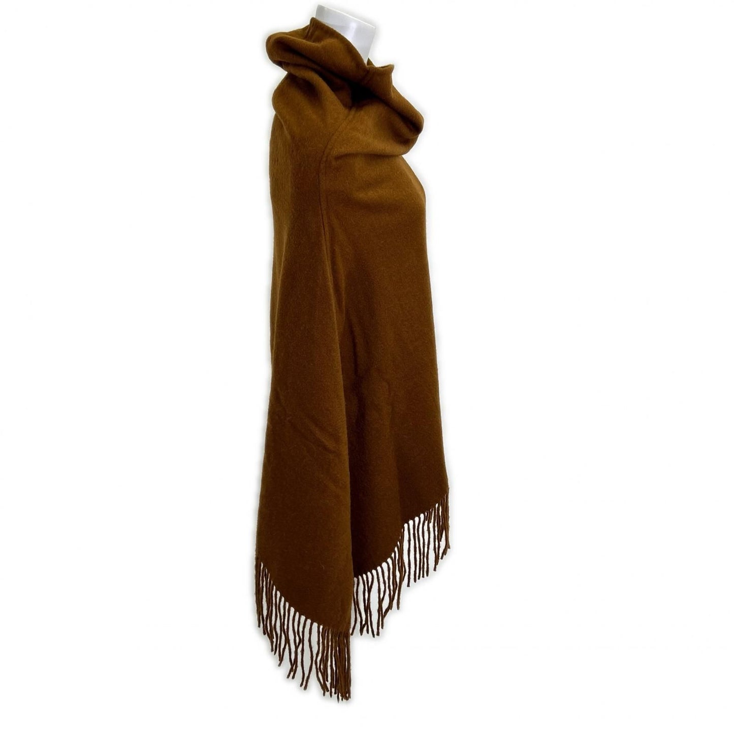 Hermes 06 Cashmere 100 Fringe Poncho TU Cape — view 4