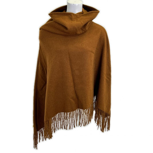 Hermes 06 Cashmere 100 Fringe Poncho TU Cape