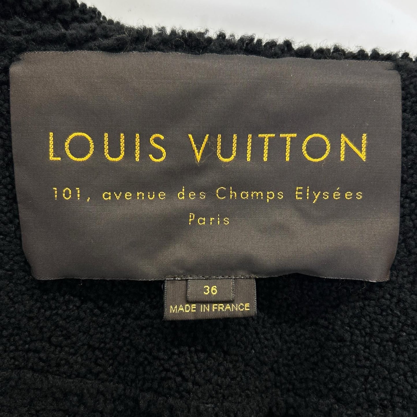 Louis Vuitton Lambskin Back Fleece 36 Jacket — view 6