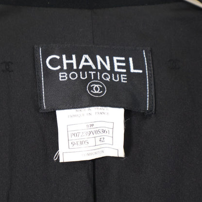 Chanel Logo Button Single 42 Jacket — view 5