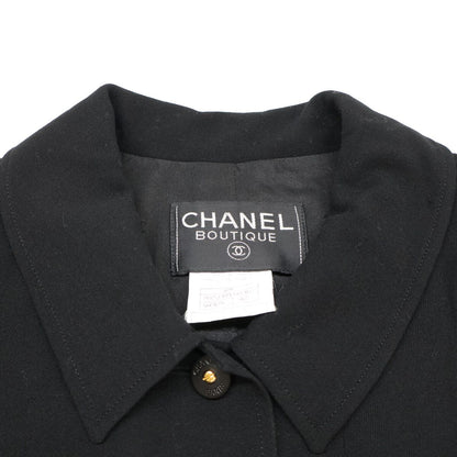 Chanel Logo Button Single 42 Jacket — view 8