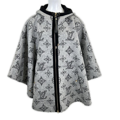 Louis Vuitton Mahina Monogram Reversible Poncho Cape TU