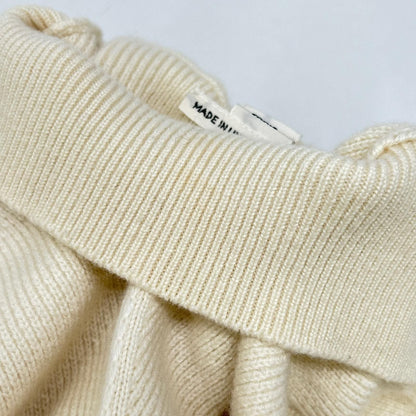 Hermes 2 1 Cashmere 100 Series Button Center Shim Mock Neck Knit Pullover 36 — view 8