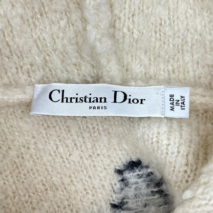 Dior le 244 AM 143 Cashmere Alpaca Silk le CD Star Embroidery Back Logo Knit — view 5