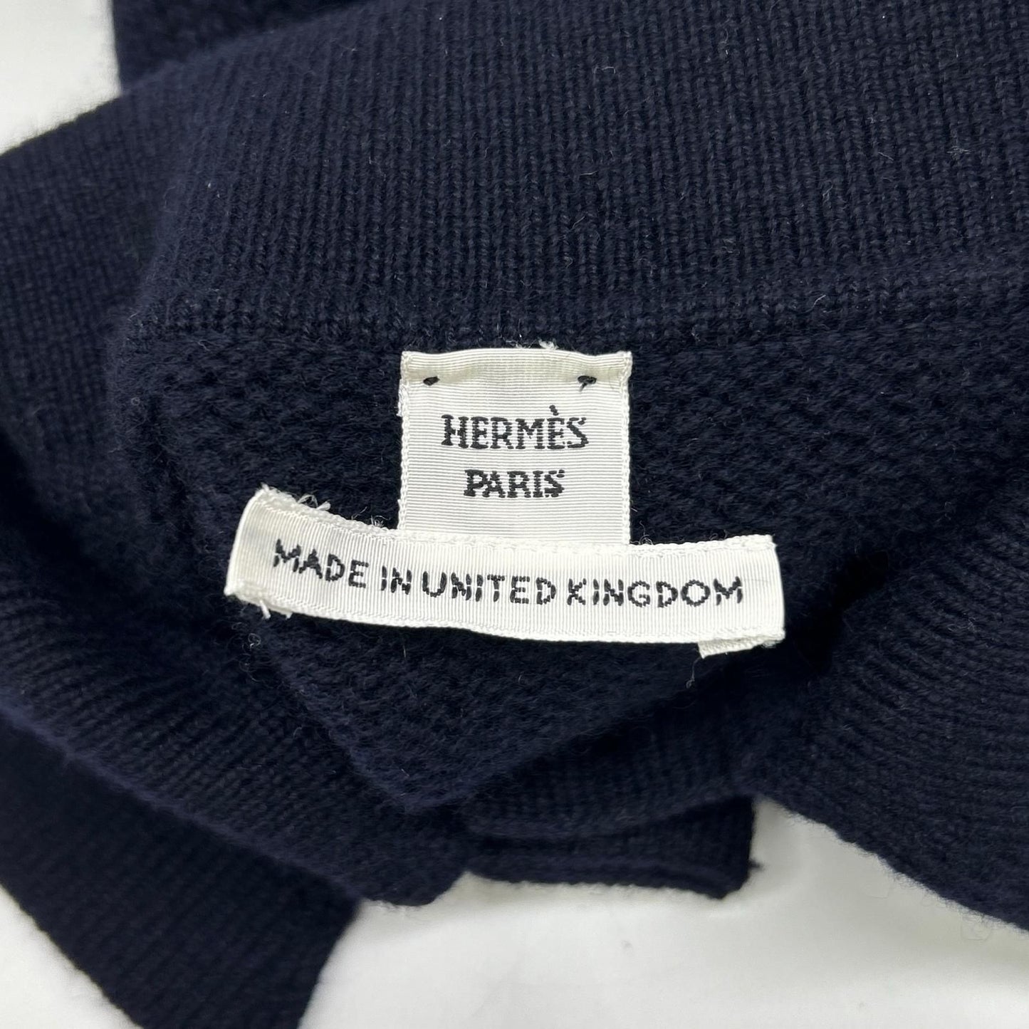 Hermes Cashmere 100 Series Button Cropped Shirt Knit Cardigan 34 — view 5