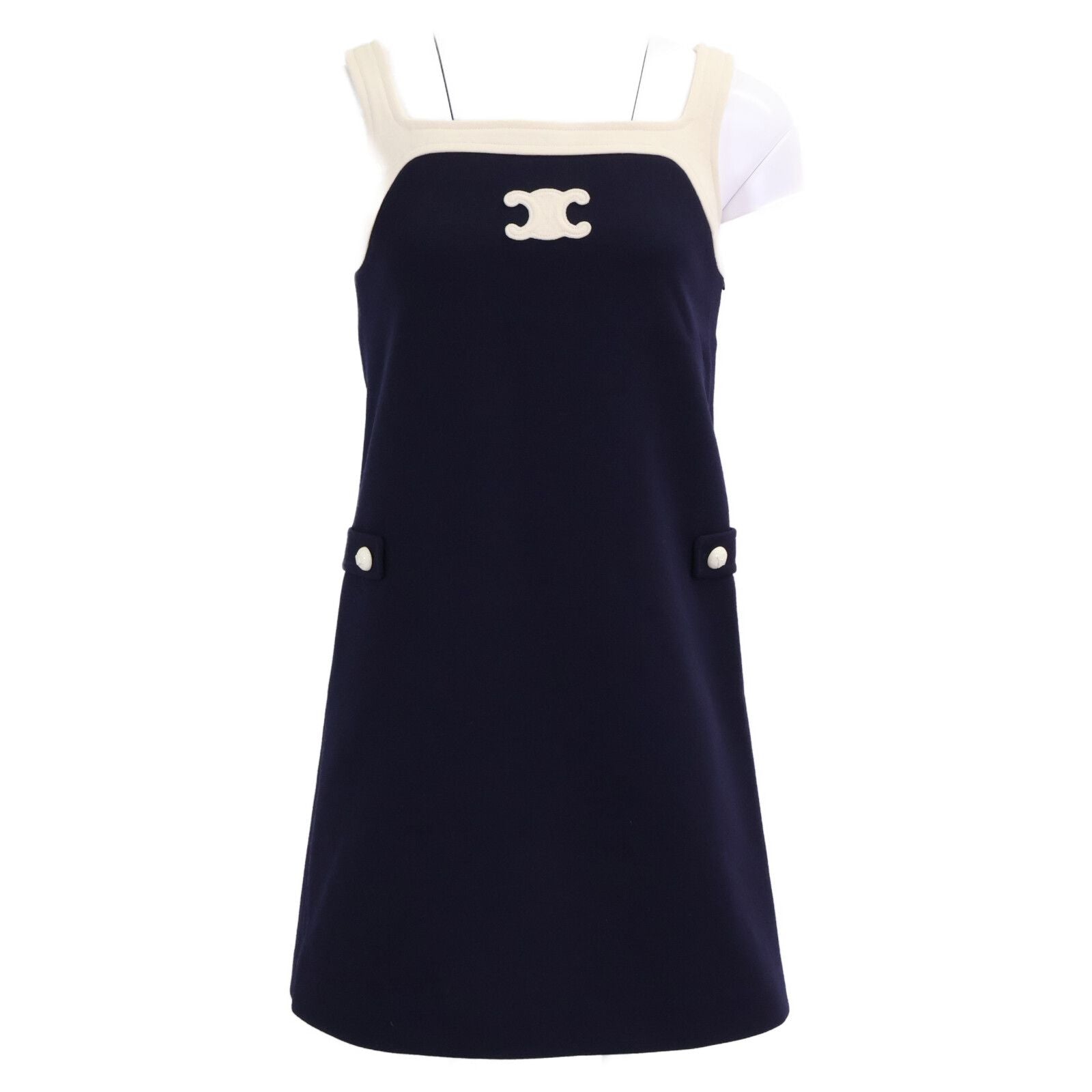 Celine Triomphe Sleeveless Mini XS Dress