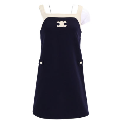 Celine Triomphe Sleeveless Mini XS Dress