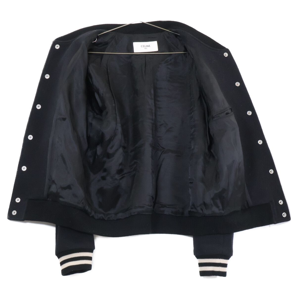 Celine Teddy College Bomber Jacket Carre 50 — view 4