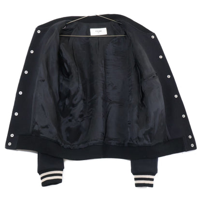 Celine Teddy College Bomber Jacket Carre 50 — view 4