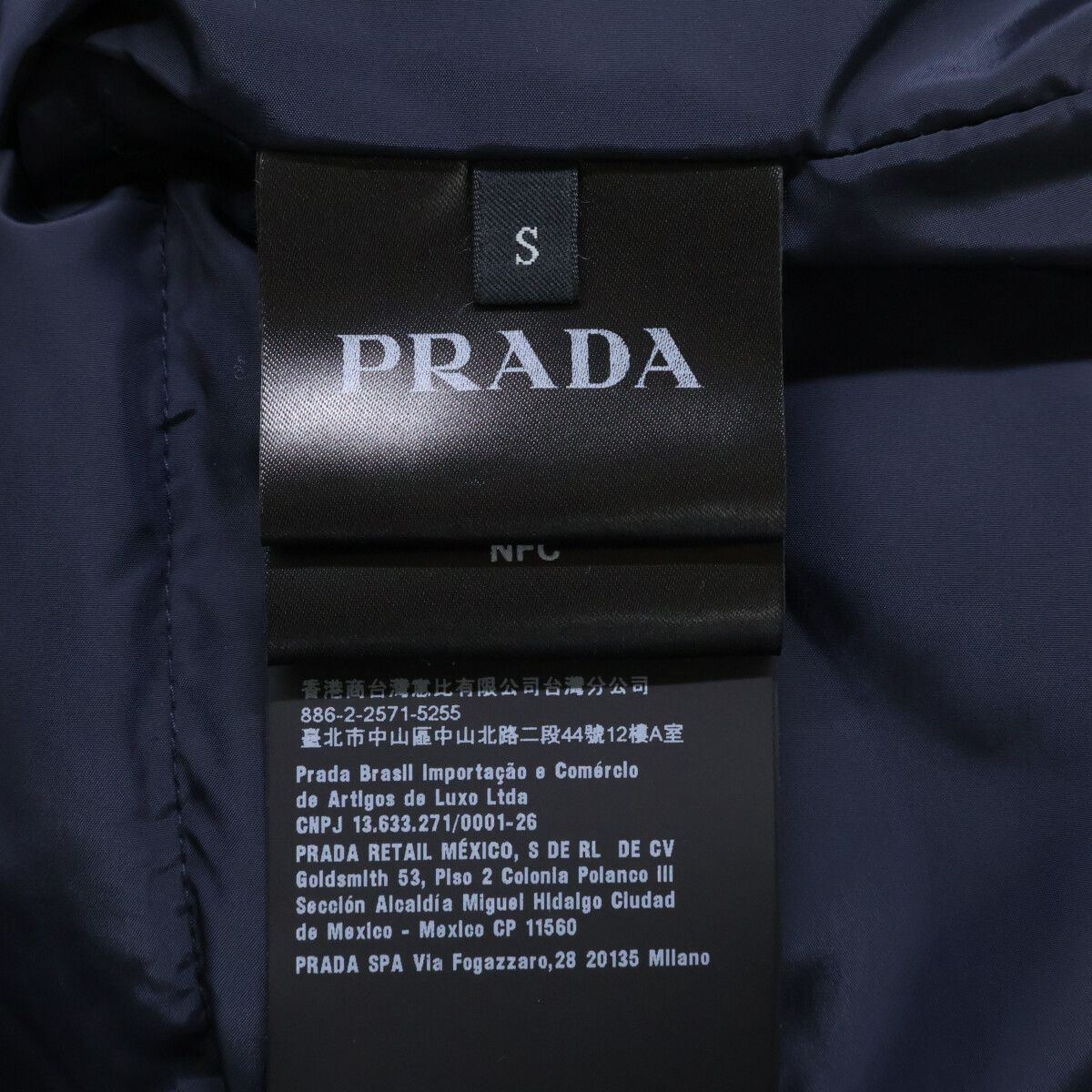 Prada Vintage Triangle Logo Down Jacket — view 6