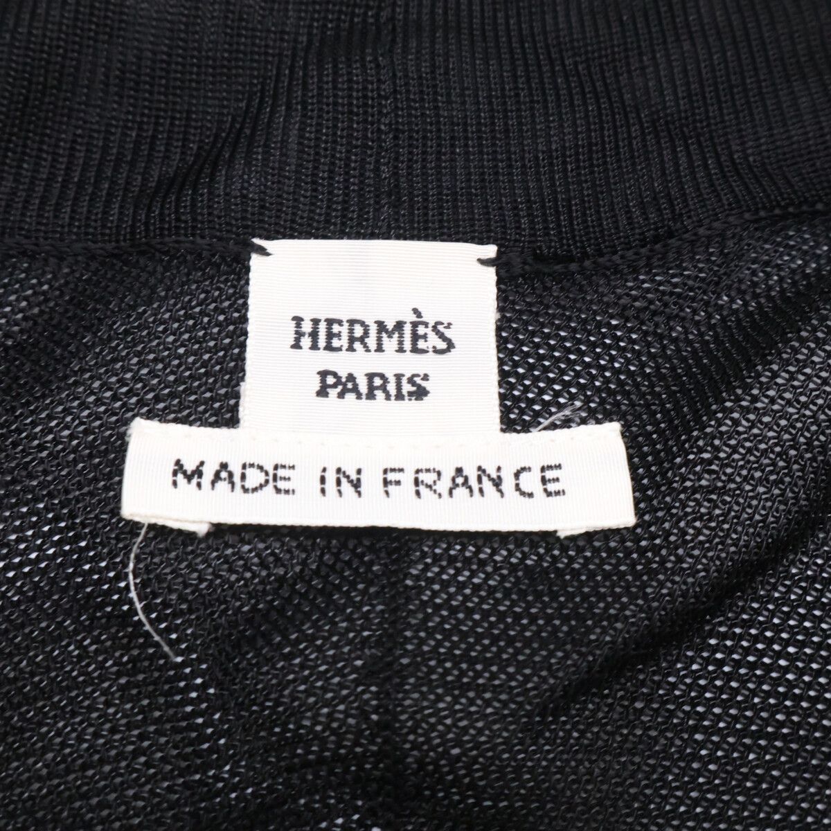 Hermes Twill Lane Long Cardigan with Waist Ribbon 34 — view 5