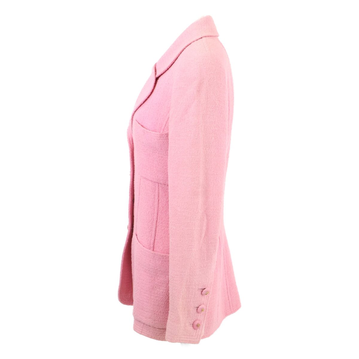 Chanel 93c CC Logo Tweed Jacket 36 — view 3