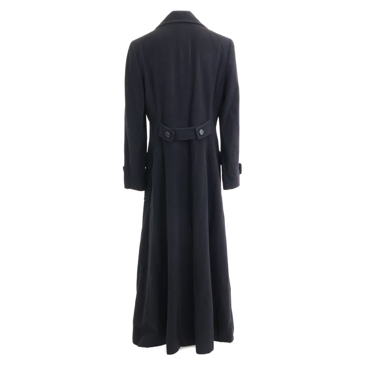 Chanel CC Logo Button Cashmere Double Breasted Long 42 Jacket — view 2