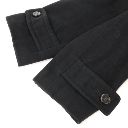 Chanel CC Logo Button Cashmere Double Breasted Long 42 Jacket — view 9