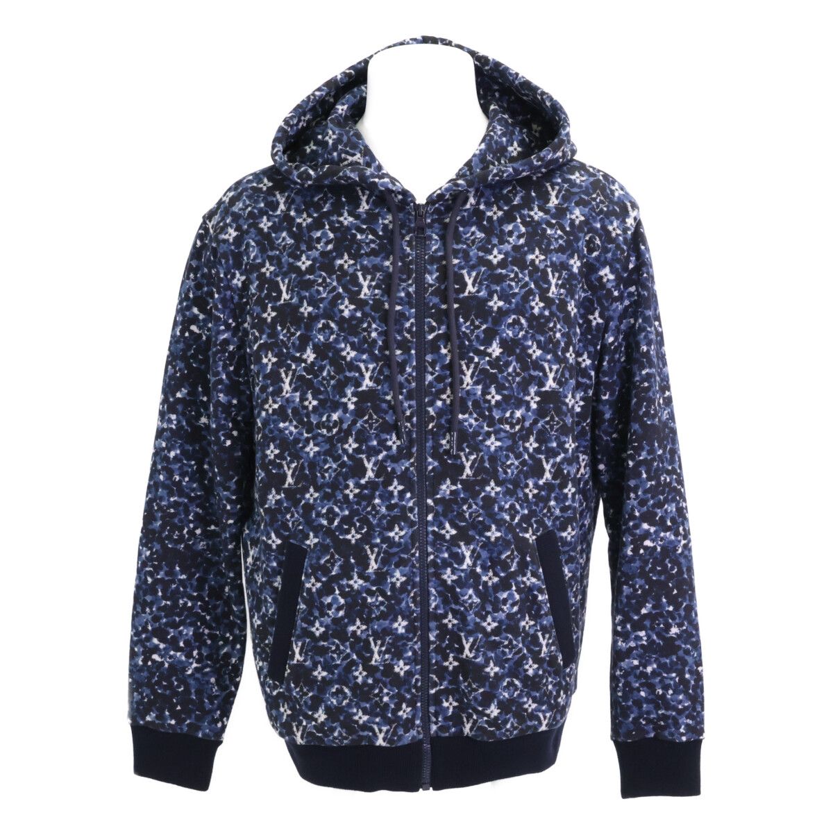 Louis Vuitton Za8 Monogram Zip Up Hoodie
