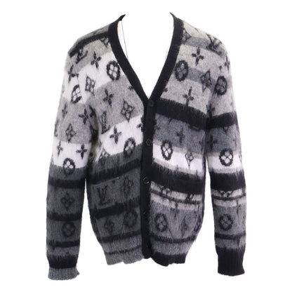 Louis Vuitton Ne5 Monogram Mohair Blend Cardigan